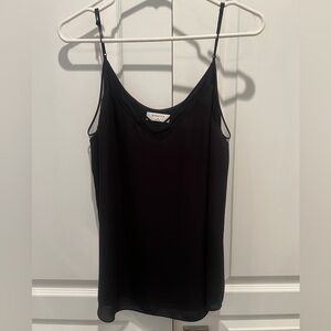 Babaton Adjustable Strap Black Tank with Mesh Detail US Size M